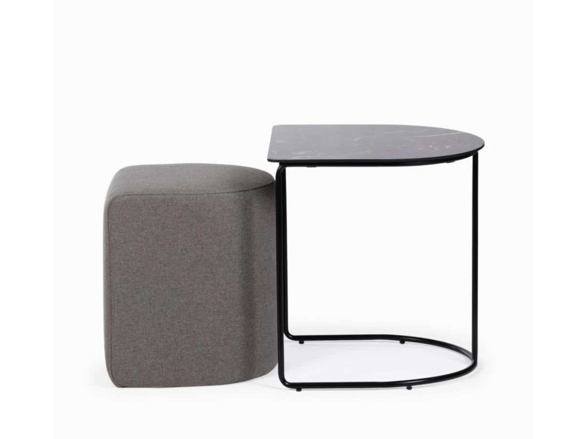 Кофейный стол с пуфом Eglens 44х42 952553  - фото 4