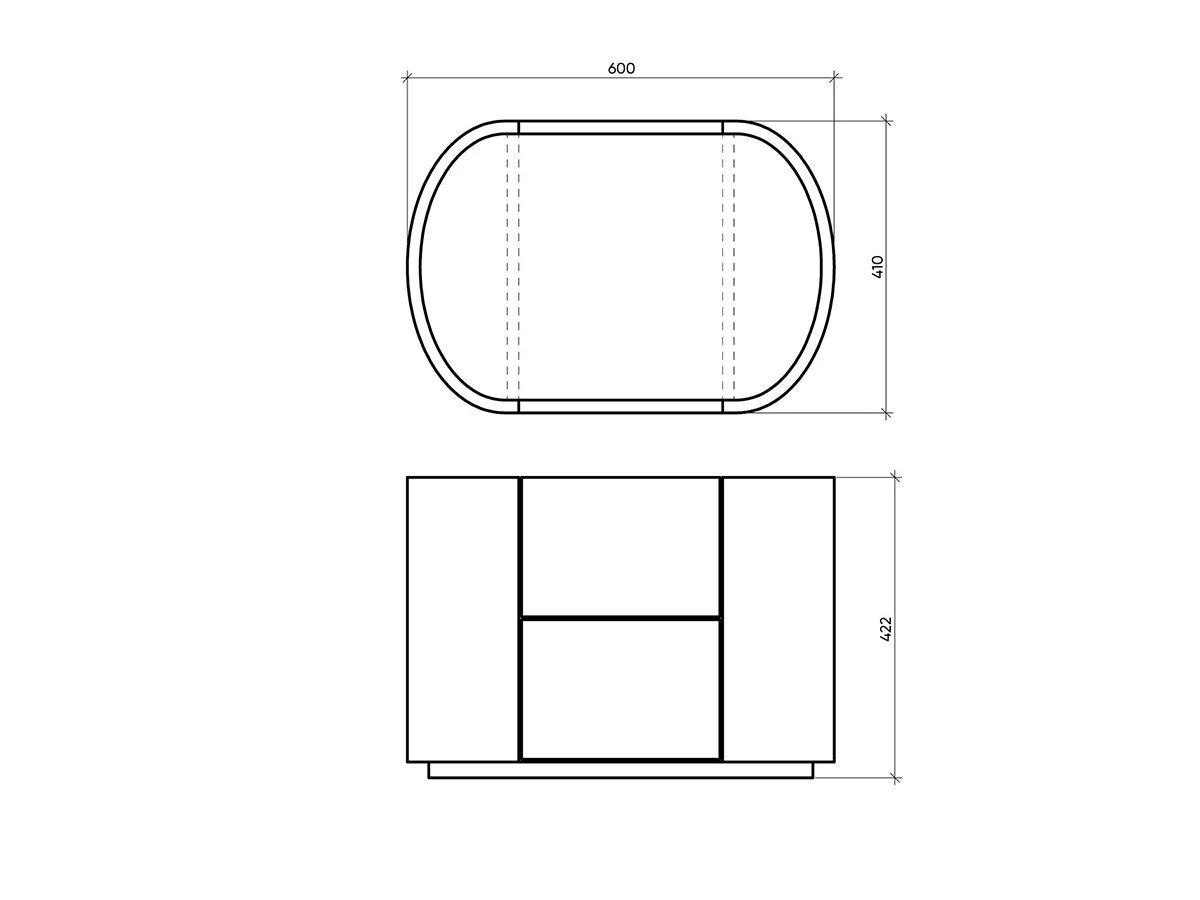 Тумба прикроватная Lagom 953082