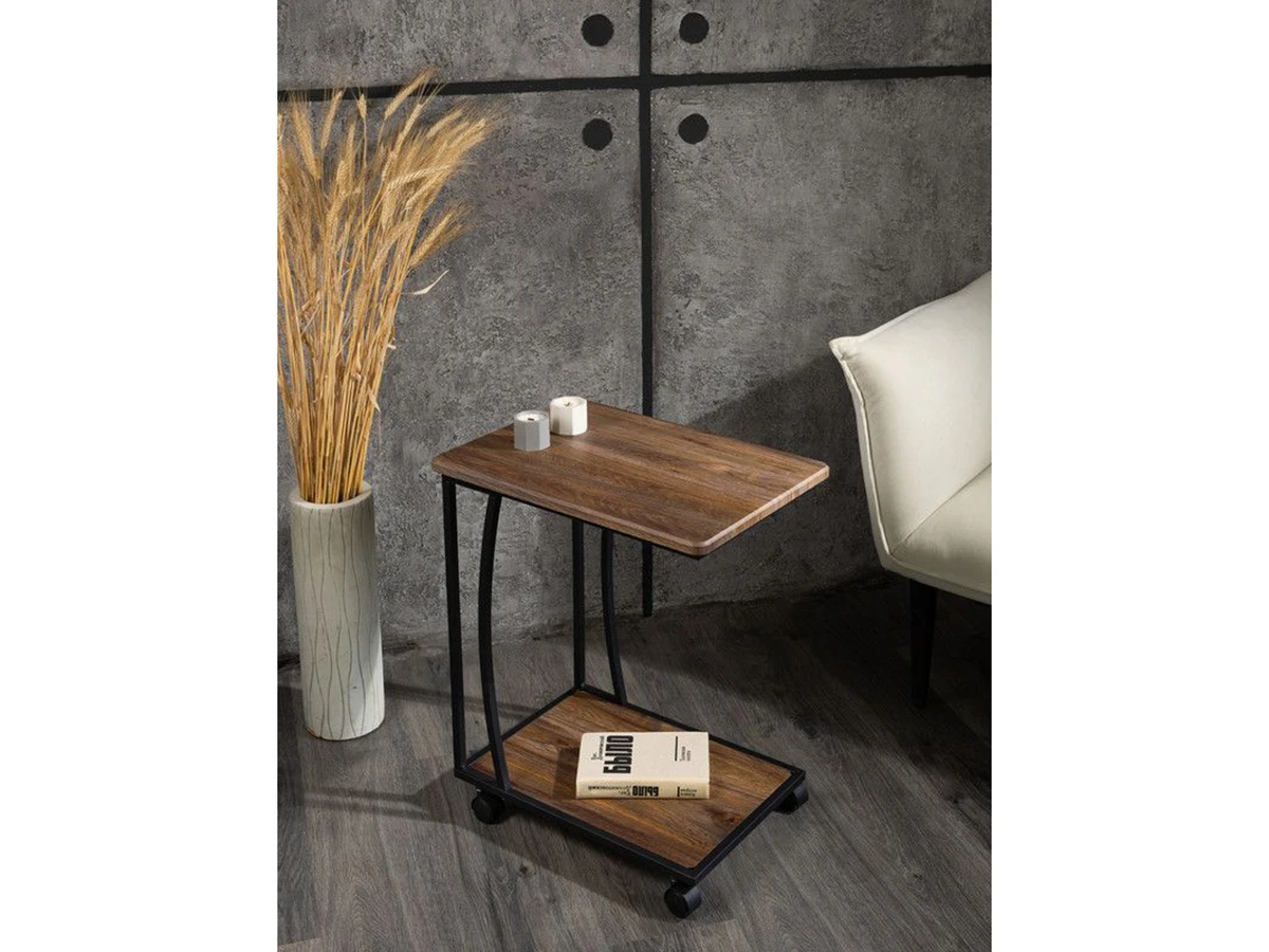 Журнальный приставной столик с полкой 953266