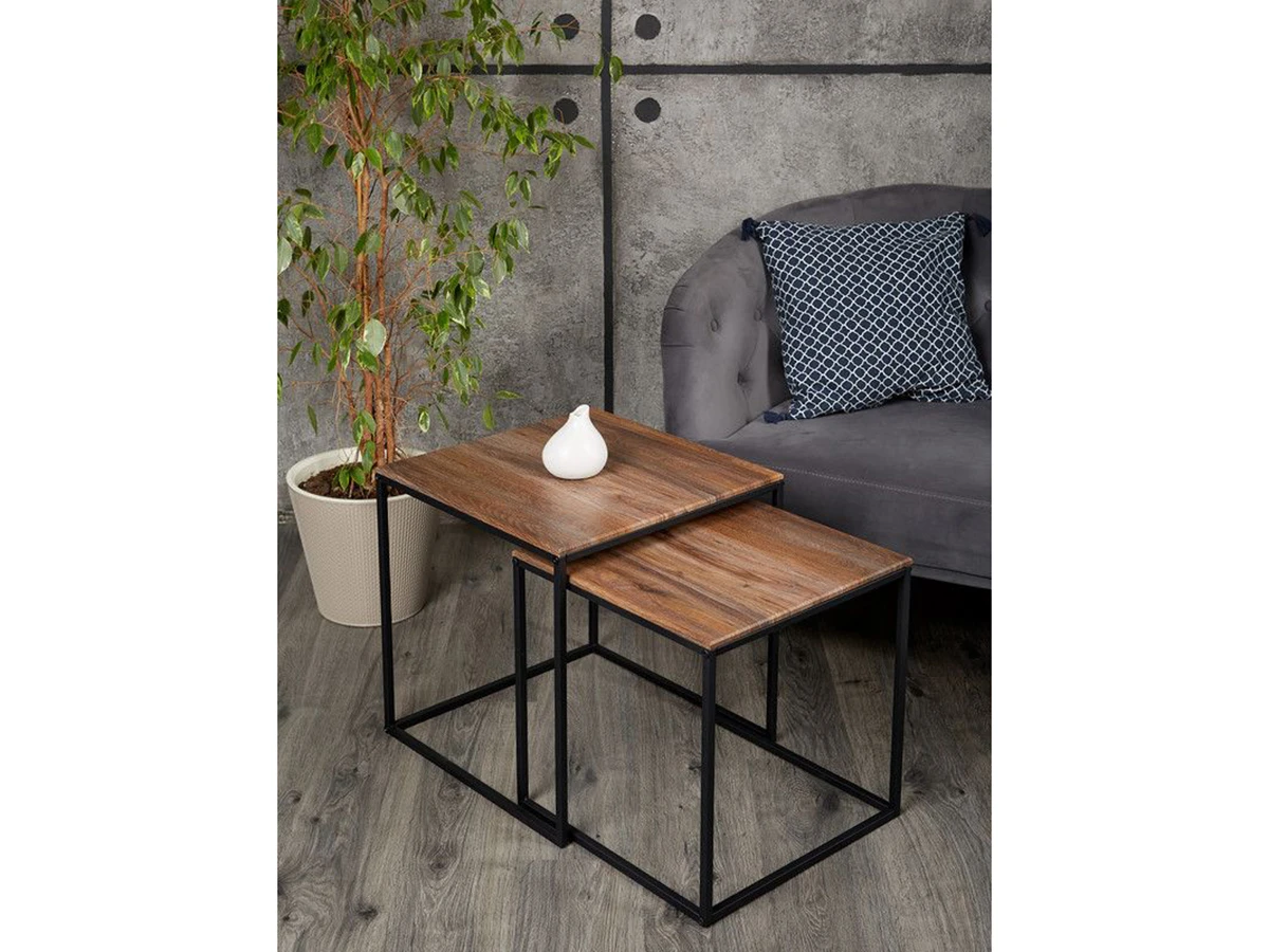 Комплект квадратных журнальных столиков Callisto M 953293  - фото 2