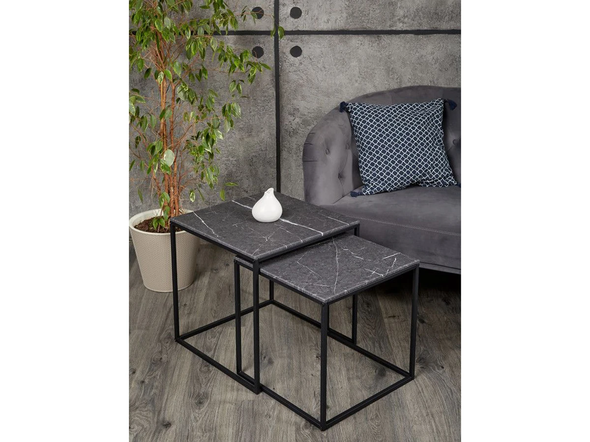 Комплект квадратных журнальных столиков Callisto M 953294