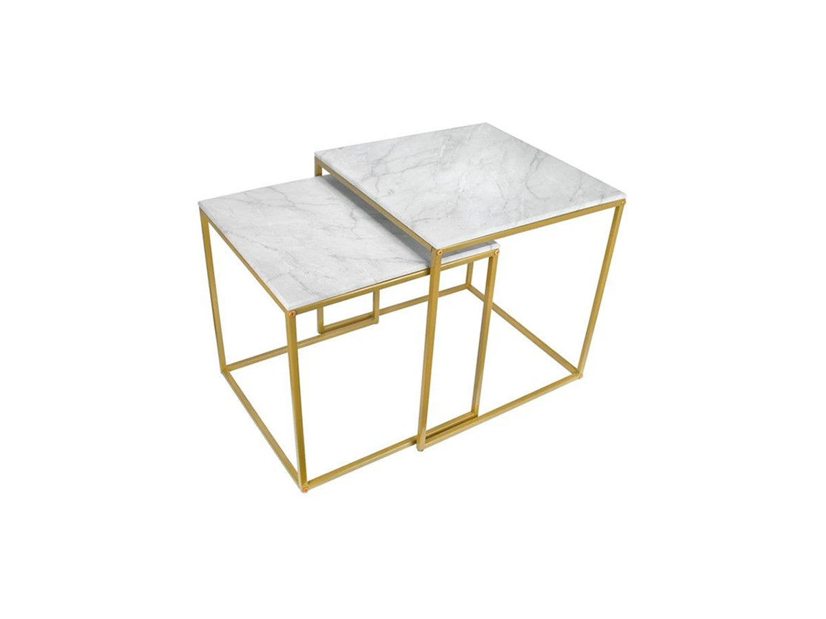 Комплект квадратных журнальных столиков Callisto M 953295  - фото 1