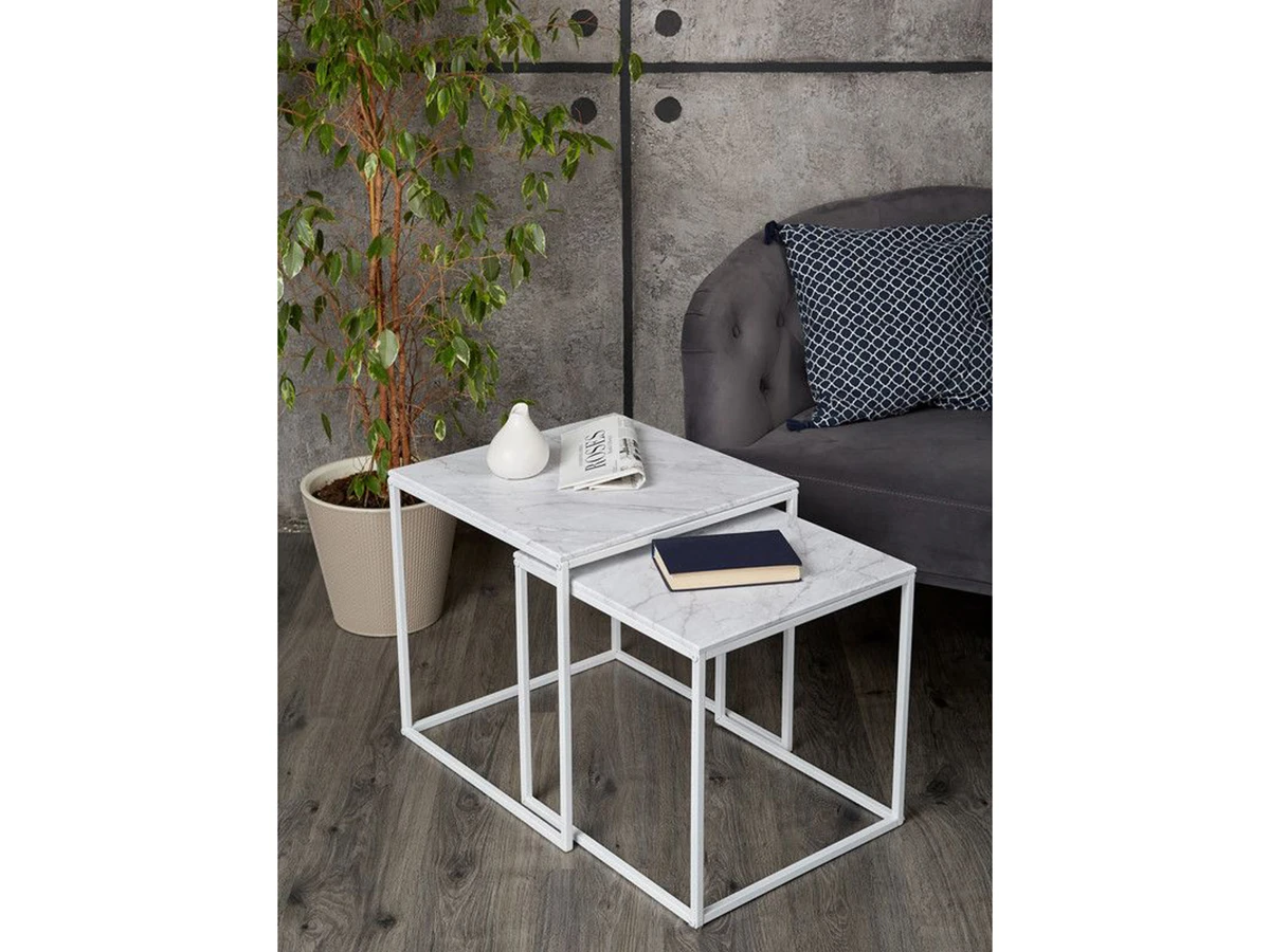 Комплект квадратных журнальных столиков Callisto M 953296  - фото 2