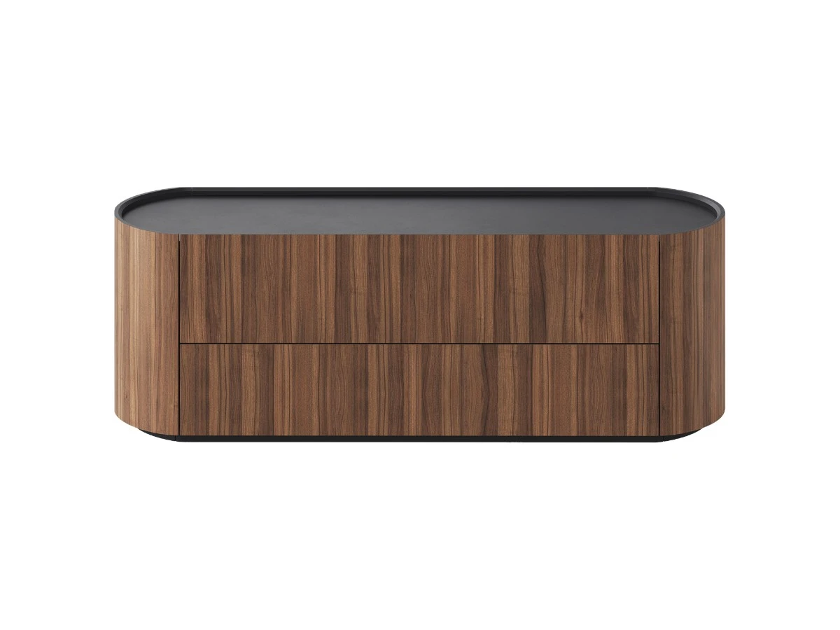 Тумба Lagom под ТВ 2 ящика ширина 140 см 953344