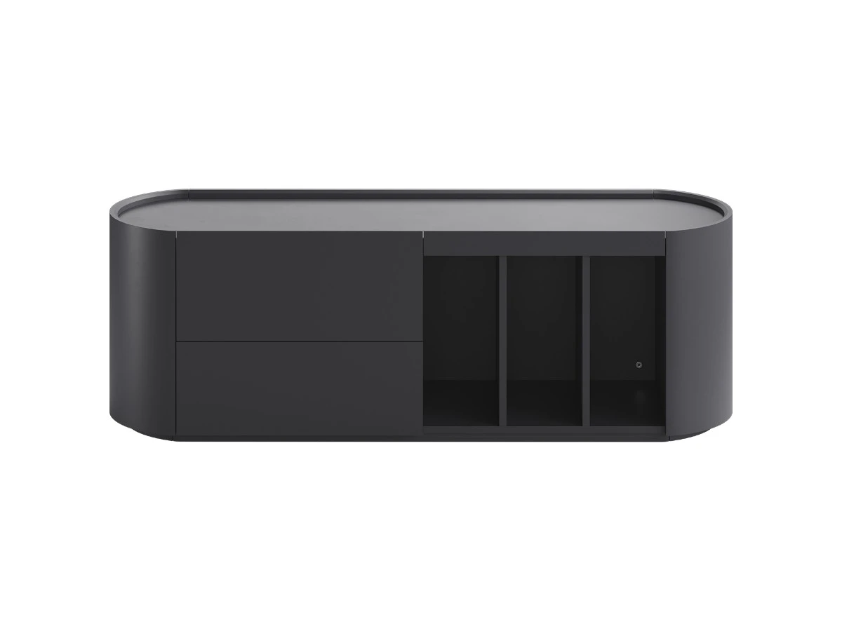 Тумба Lagom под ТВ 2 ящика 3 ниши ширина 140 см 953417  - фото 1