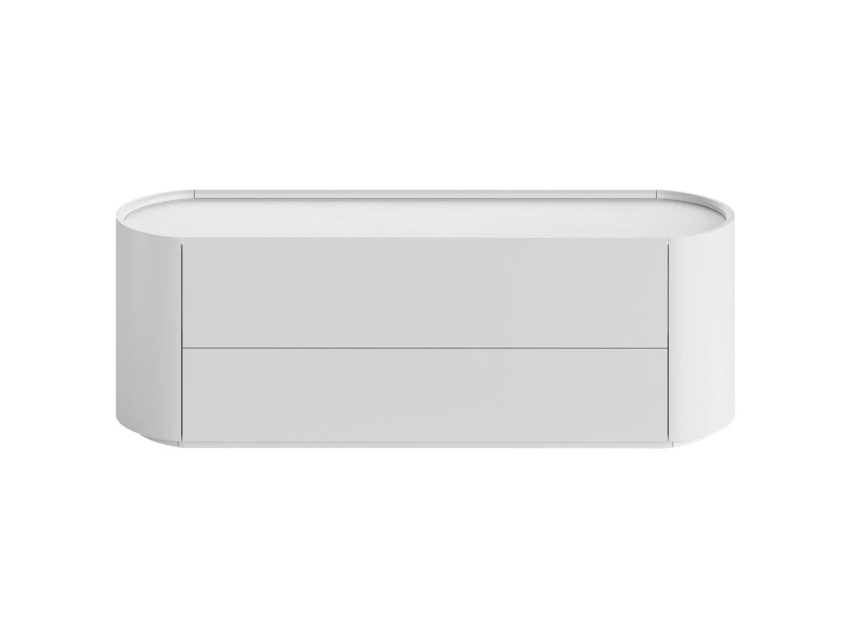 Тумба Lagom под ТВ 2 ящика ширина 140 см 953451