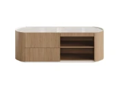 Тумба Lagom под ТВ 2 ящика 2 полки ширина 140 см