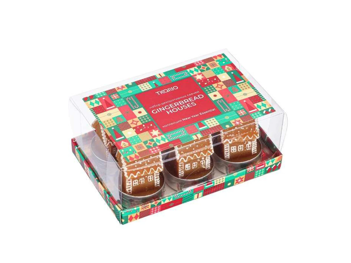 Набор декоративных свечей Gingerbread houses 954300  - фото 3