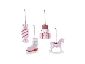 Набор ёлочных украшений Pink fairytale