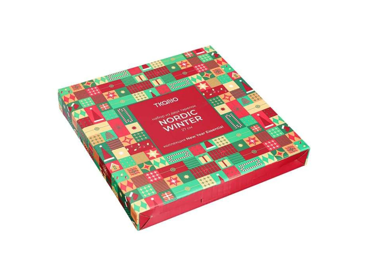 Набор из двух тарелок Nordic winter 954350  - фото 3