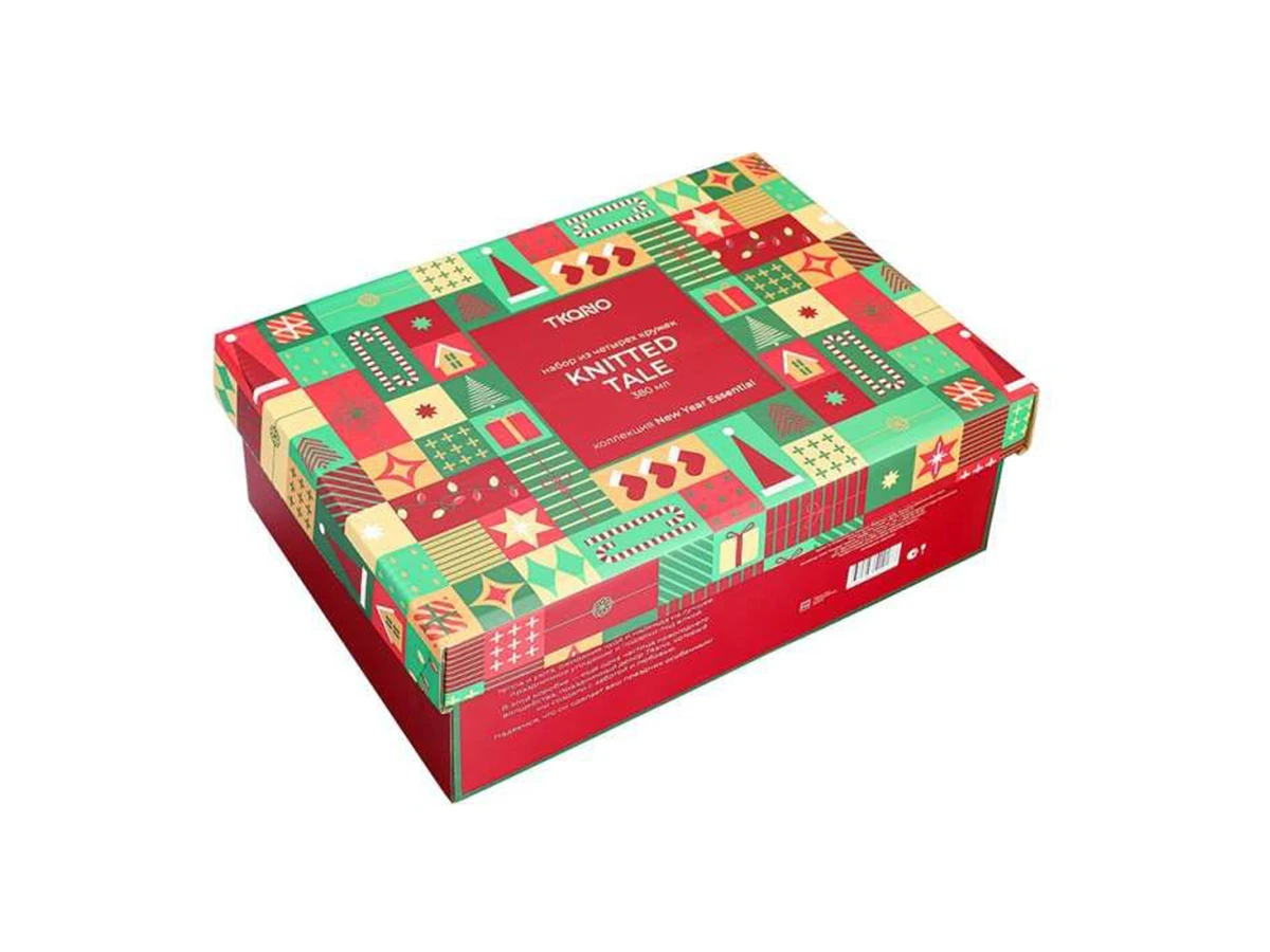 Набор из четырех кружек Knitted tale 954353  - фото 7