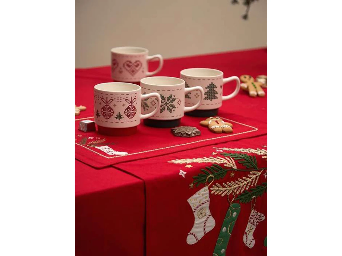 Набор из четырех кружек Knitted tale 954353  - фото 6