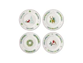 Набор из четырех тарелок Nordic winter