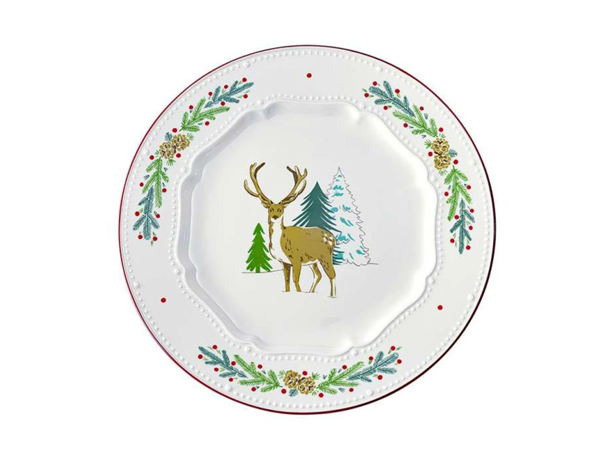 Набор из четырех тарелок Nordic winter 954355  - фото 3