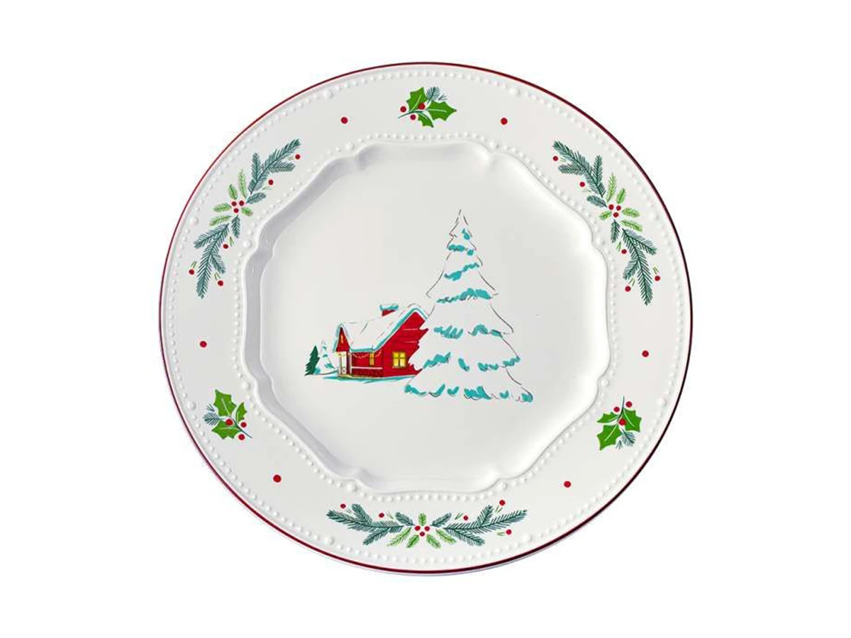 Набор из четырех тарелок Nordic winter 954355  - фото 5