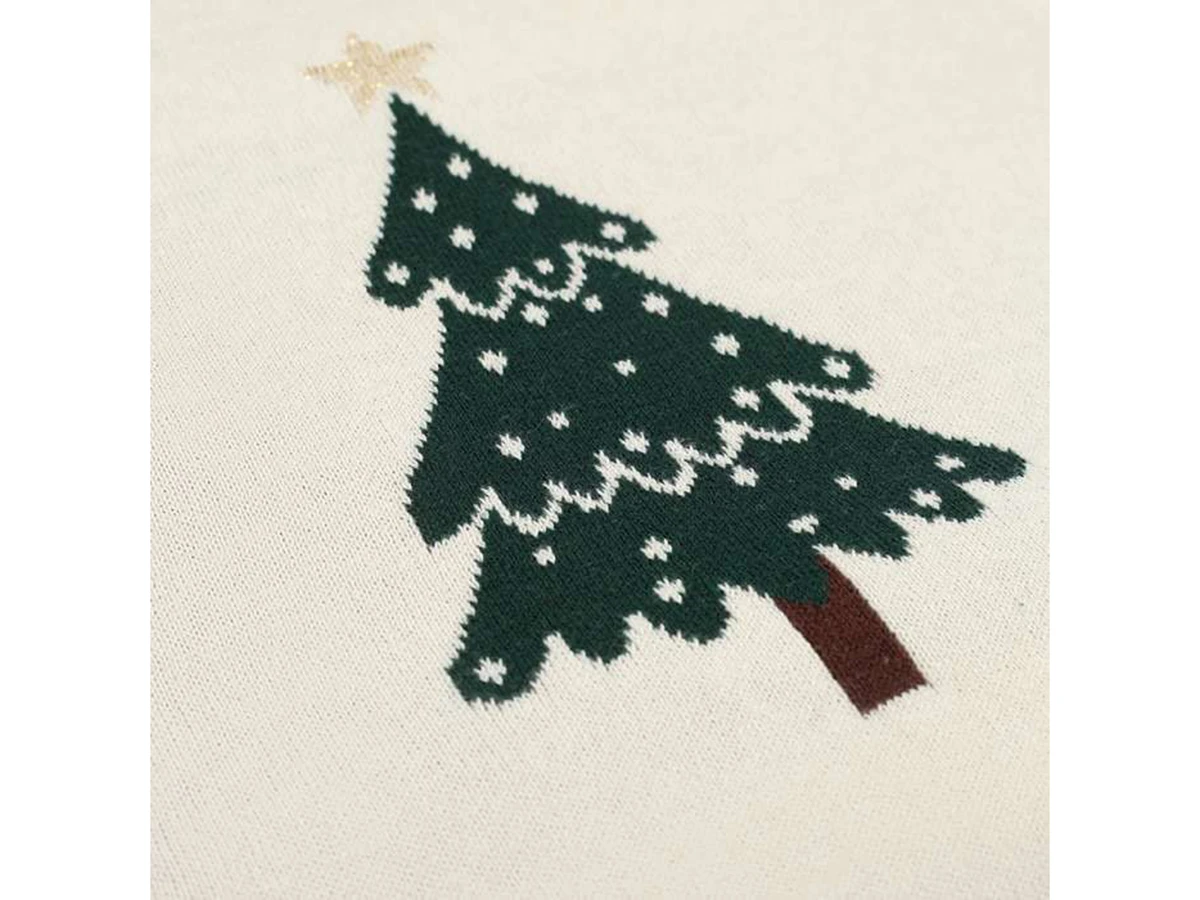 Плед из хлопка с новогодним рисунком Christmas Bows 954362  - фото 4