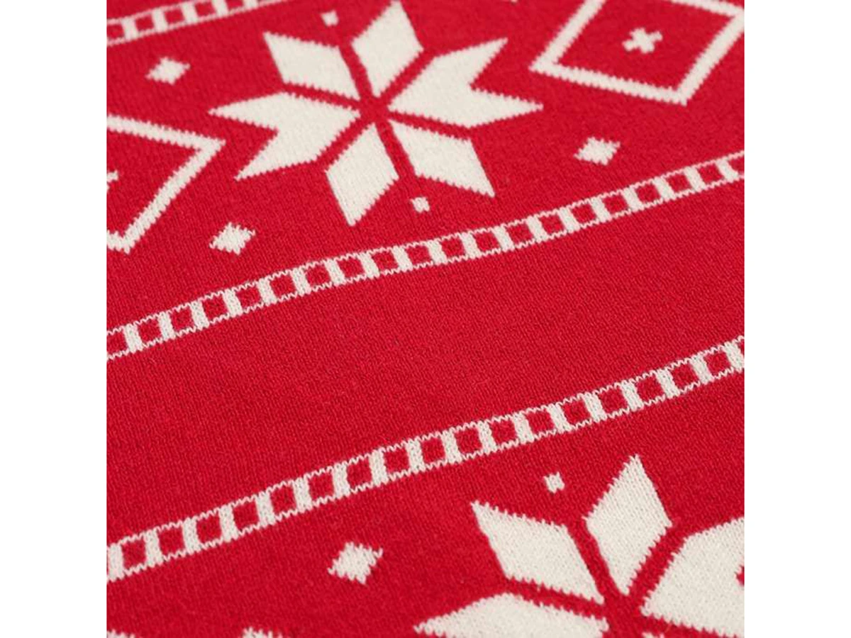 Плед из хлопка с новогодним рисунком Frostwork 954364  - фото 4