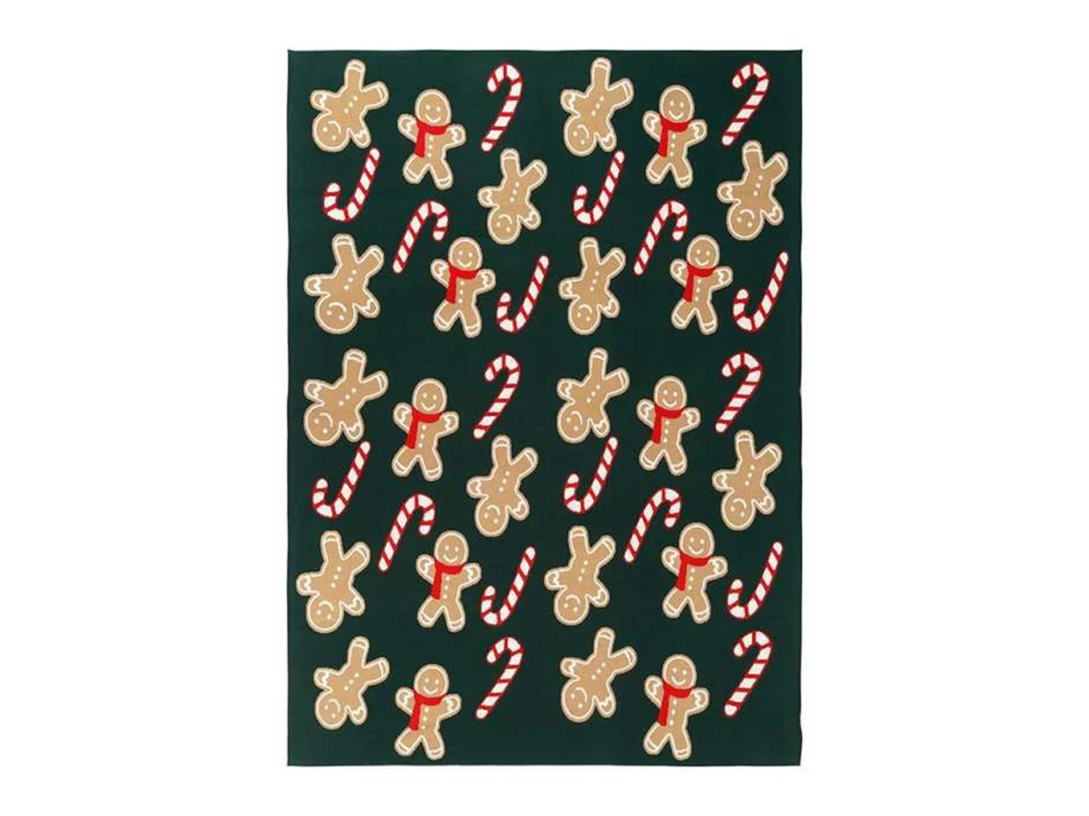 Плед из хлопка с новогодним рисунком Gingerman 954366  - фото 3