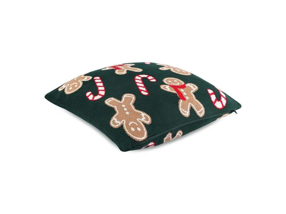 Подушка вязаная с новогодним рисунком Gingerman 954387