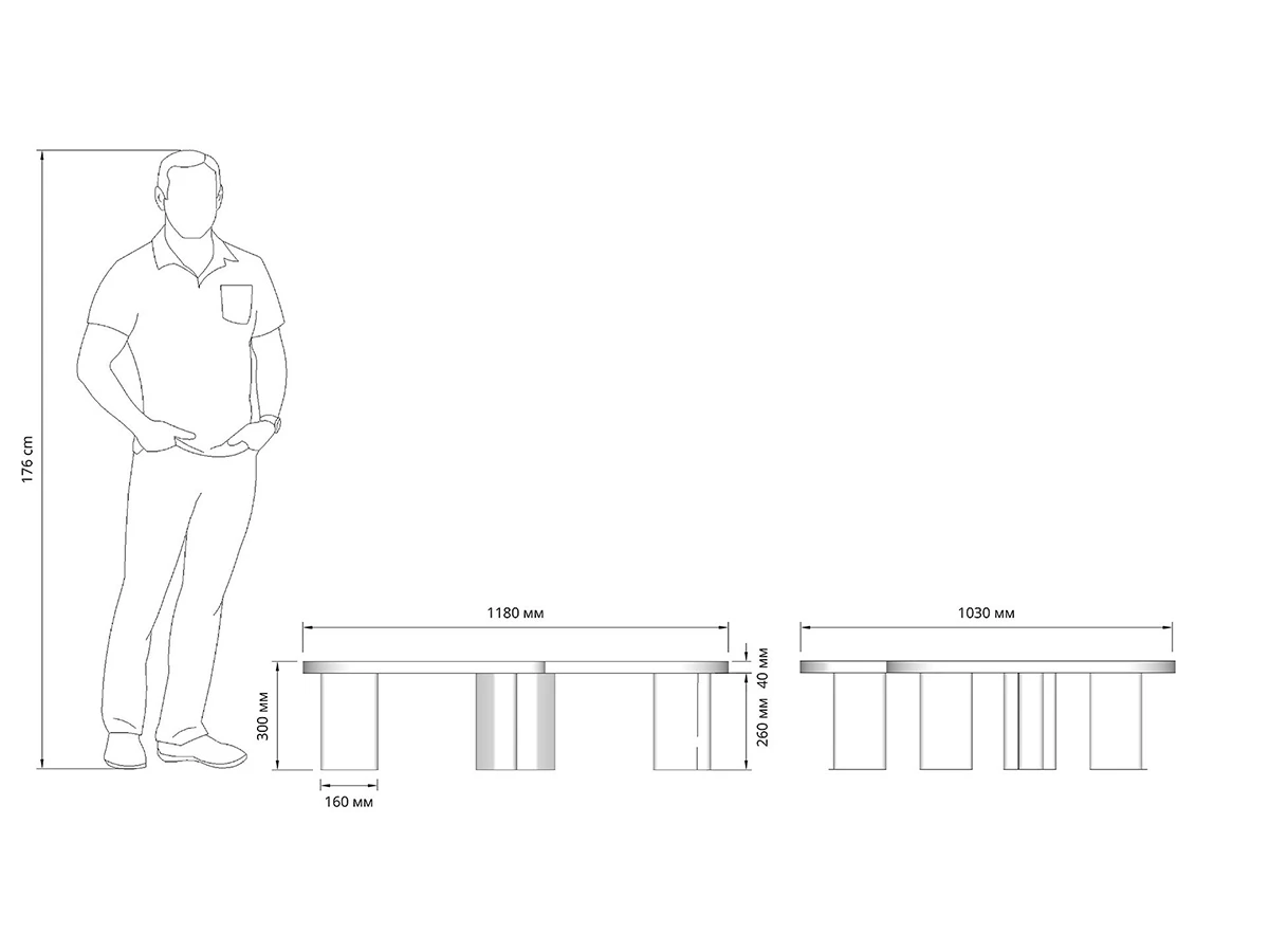 Стол журнальный Фит 954406  - фото 6