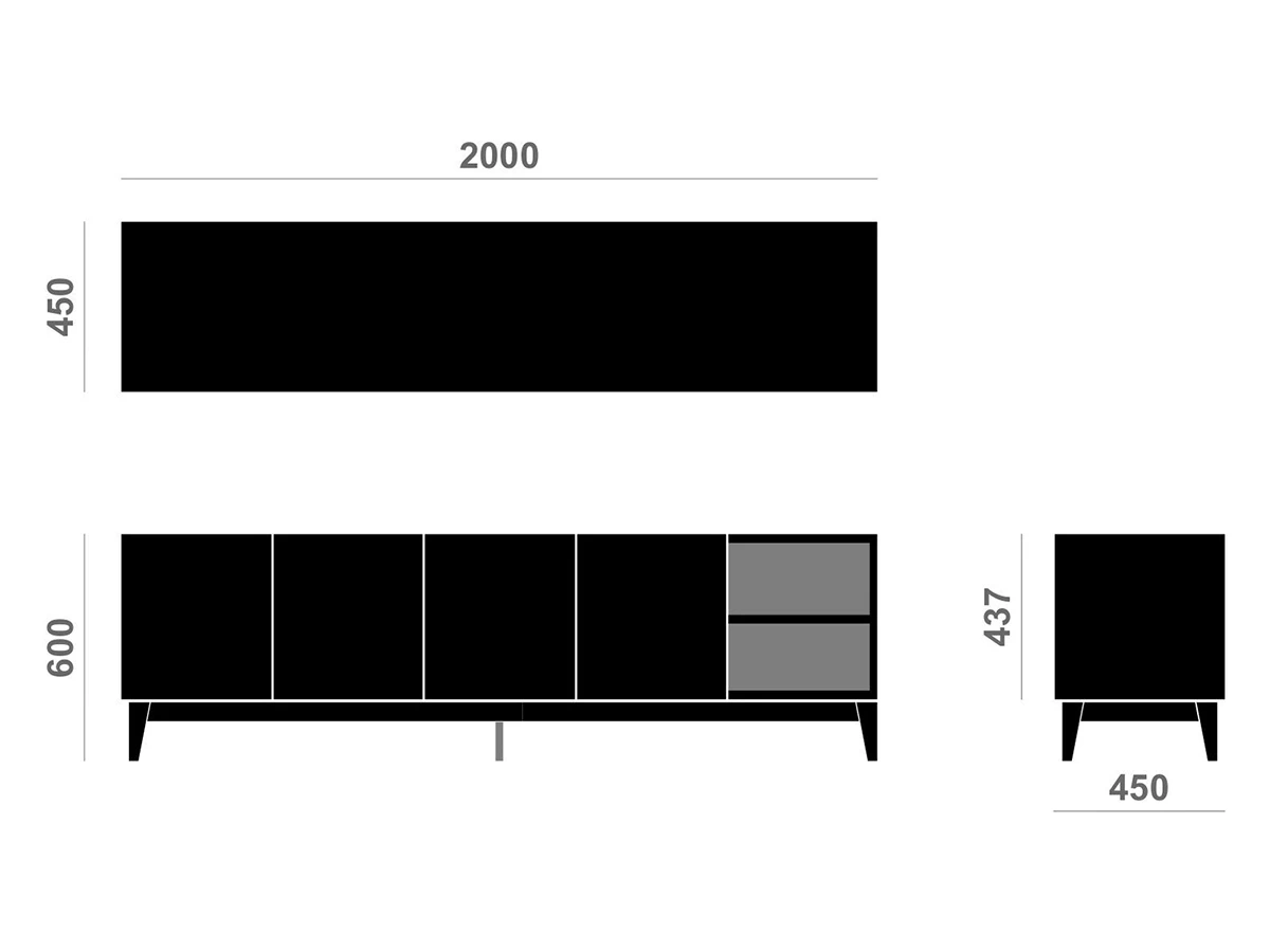 Тумба под ТВ LEMAR 954590  - фото 5