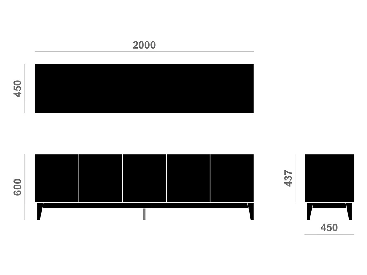 Тумба под ТВ LEMAR 954607  - фото 5