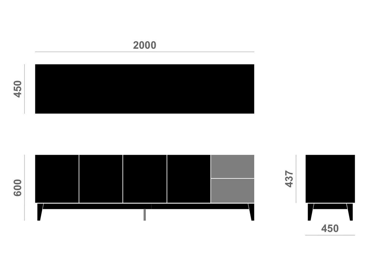 Тумба под ТВ LEMAR 954629  - фото 5
