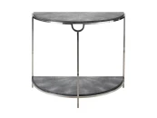 Серая полукруглая консоль Мэгги