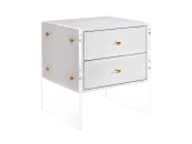 Серая прикроватная тумба Берк