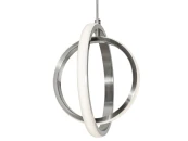 Серебряный светодиодный подвес Глоу