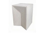 Бежевый приставной столик Кносс