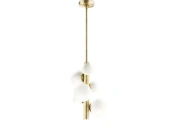 Золотой подвесной светильник Квинт