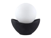 Чёрная настольная лампа Мейперл