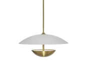 Золотой подвесной светильник Риом