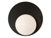 Чёрный настенный светильник Тео