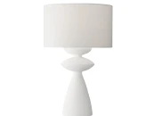 Белая настольная лампа Анза