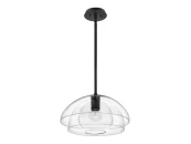 Чёрный подвесной светильник Хатфилд