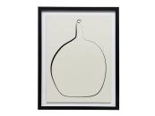 Постер Drawing Vase с чёрной рамой