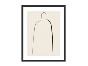 Постер Minimal Vase в чёрной раме