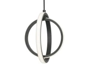 Черный светодиодный подвес Глоу