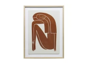 Интерьерный постер Figure Brown