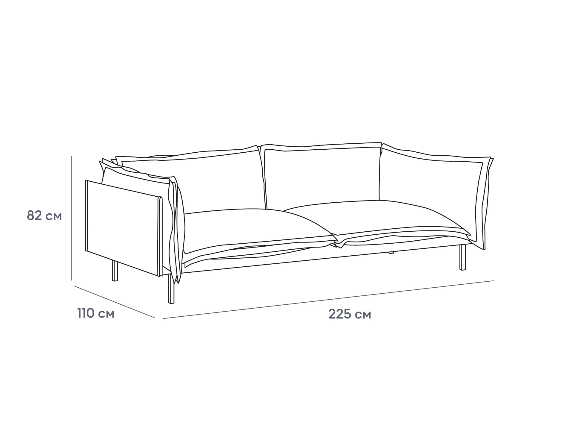 Диван Barcelona 2-местный 955444  - фото 7