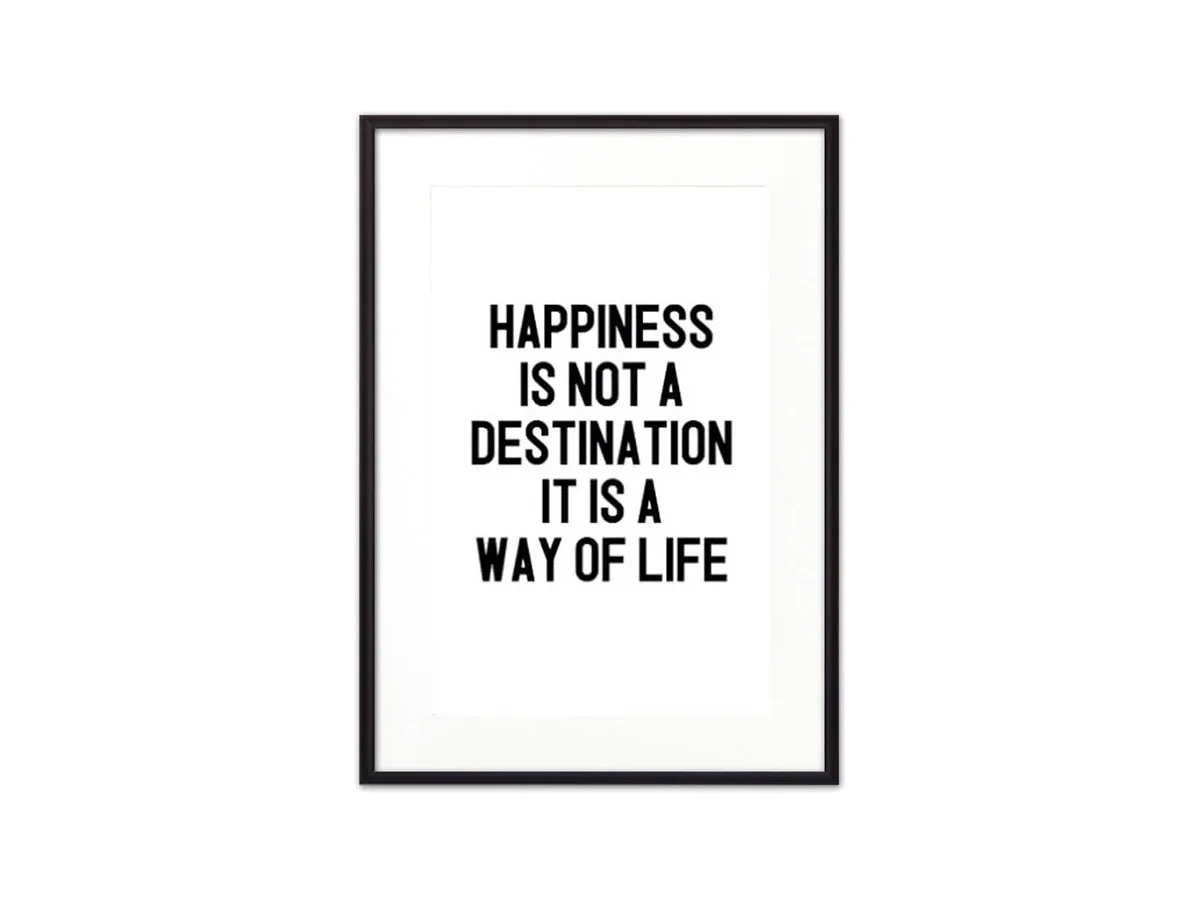 Постер в рамке Way of life 30х40 см 649173