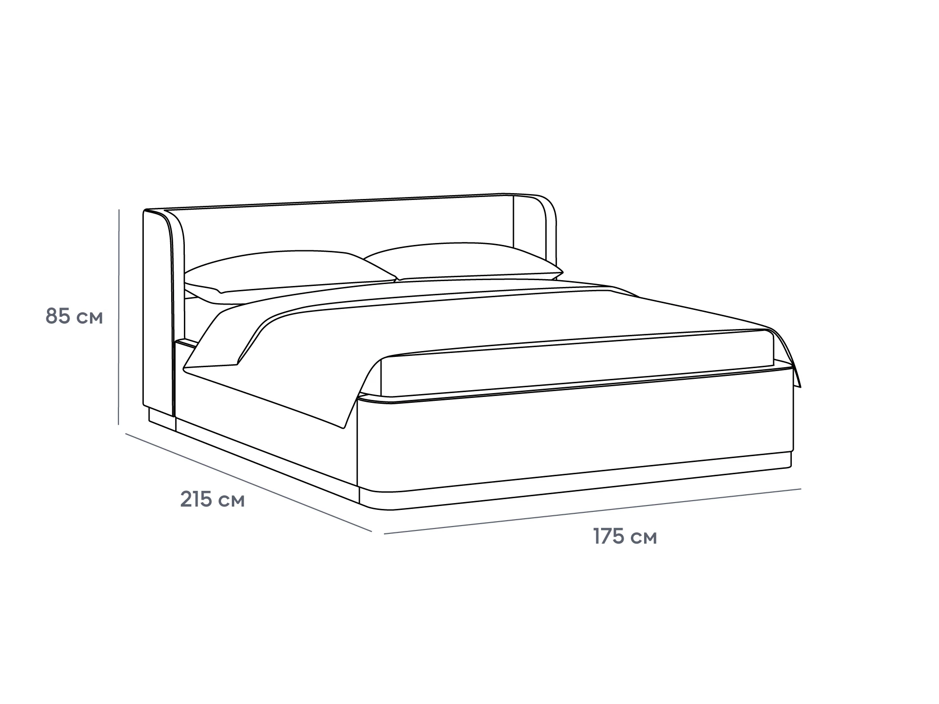 Кровать Vibe 1600 957109  - фото 4
