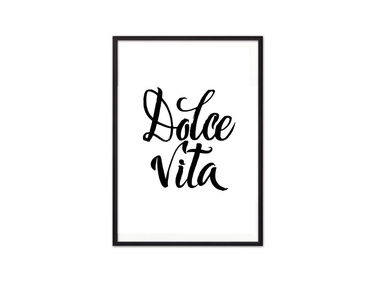 Постер в рамке Dolce vita 21х30 см 649203