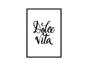 Постер в рамке Dolce vita 21х30 см