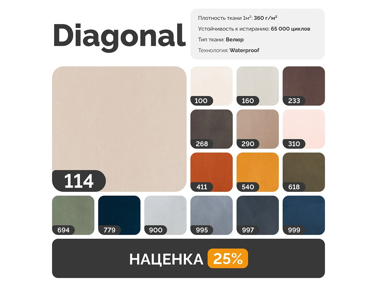 Диван прямой Новые эмоции 957209  - фото 6