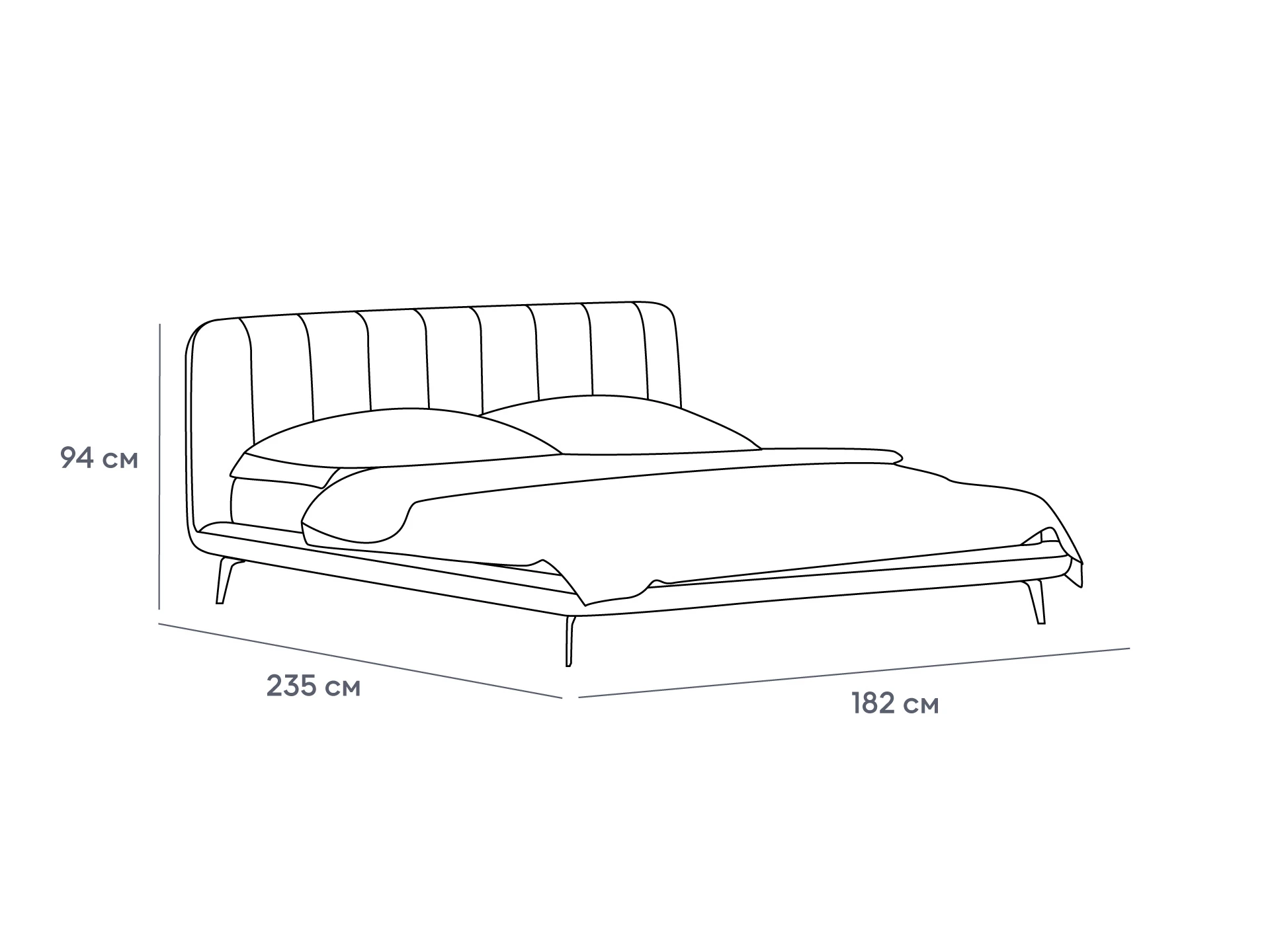 Кровать Amsterdam 957243  - фото 4