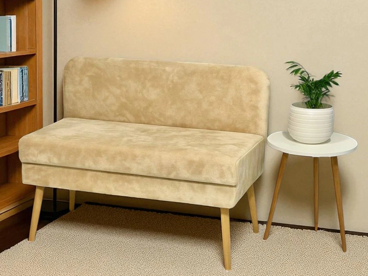 Диван кушетка с ящиком Эда, плюш 959646