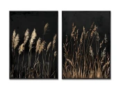 Набор из 2-х репродукций картин на холсте Соцветие, 2025г.
